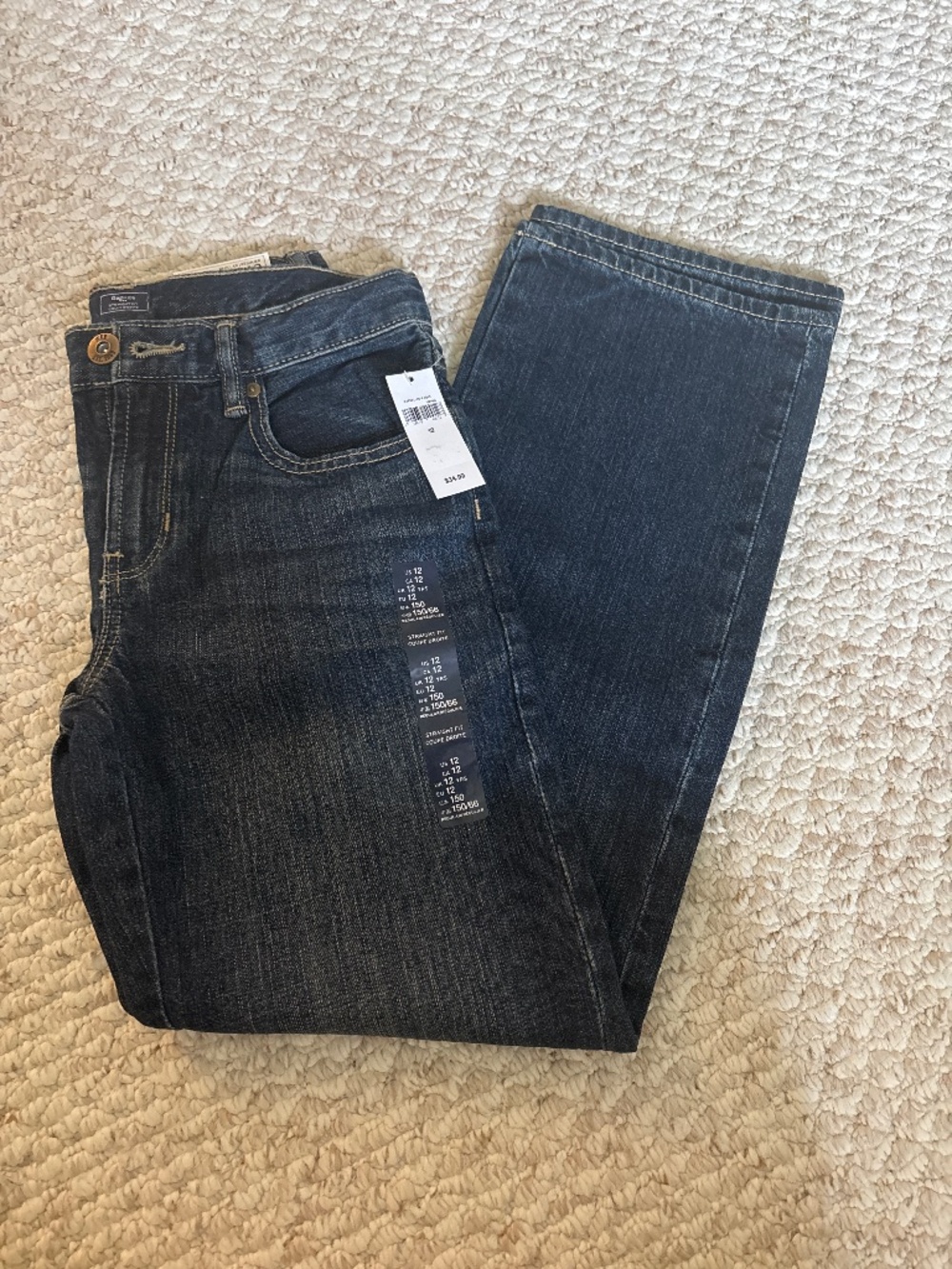 GAP KIDS - Straight fit jeans - size 12